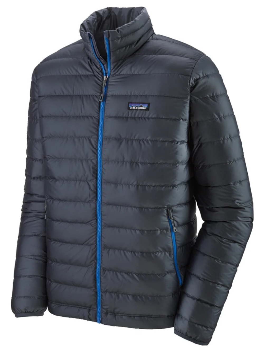 Patagonia Men's Down Sweater Puffer Jacket Down Fill Navy Blue Extra Large